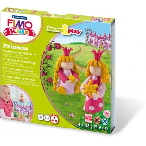 FIMO kids farm&play "Принцесса", набор состоящий из 4-х блоков по 42 гр., уровень сложности 3, 8034 06 LZ 